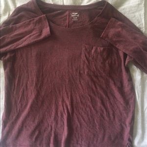 Old Navy long sleeve boyfriend tee